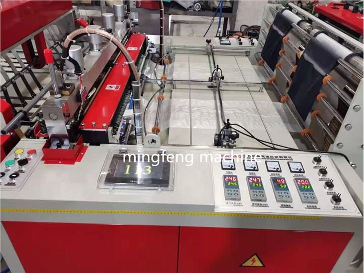 High Speed Plastic Double Line T-Shirt Bag Making Machine